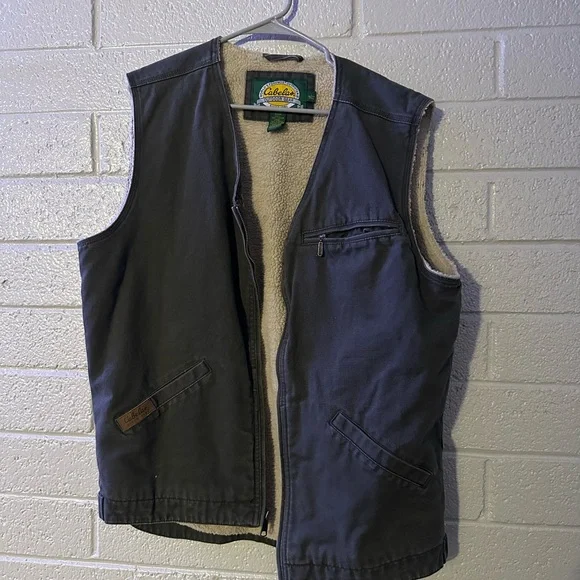 Cabela's Jackets Coats Cabelas Utility Vest With Lining